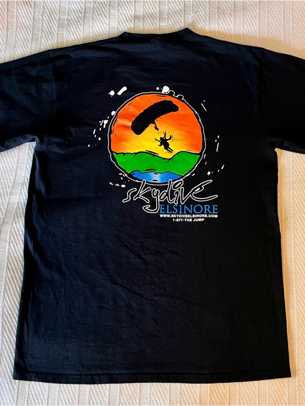 Skydive Elsinore women’s classic tee shirt black size M